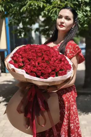 101 роза 40 см