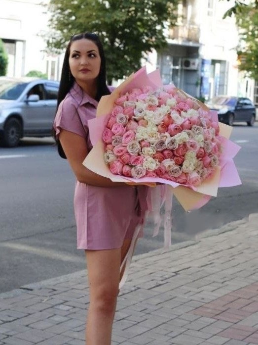 Букет из 21 тюльпана