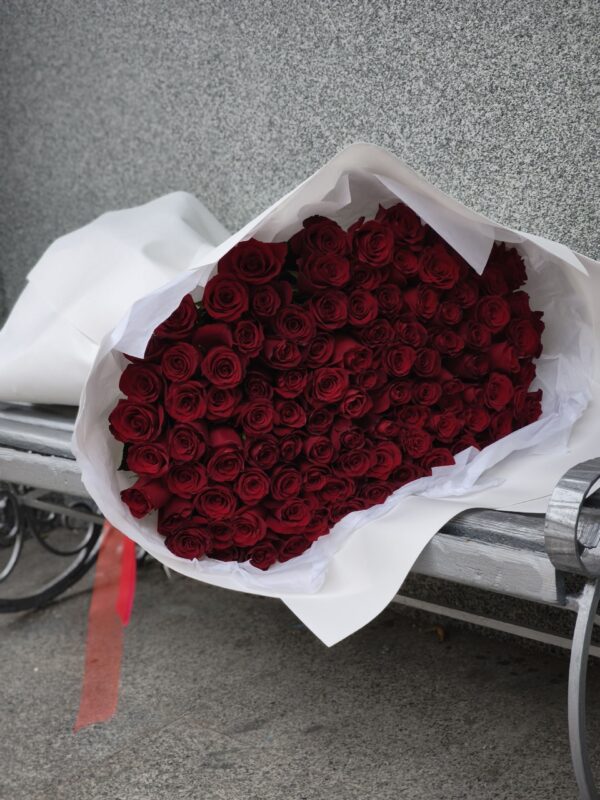 101 голландская роза 100 см