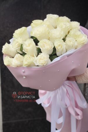 Букет из 21 розы 70 см