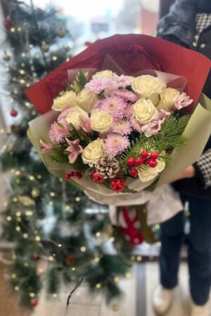 Сборный букет из цветов ассорти