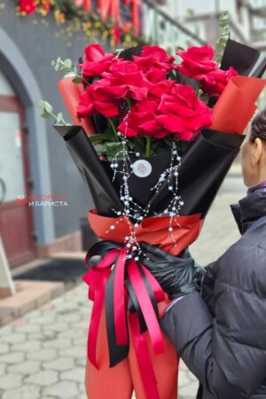 Букет из 9 французских роз