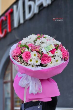 Букет из ассорти цветов, размер L