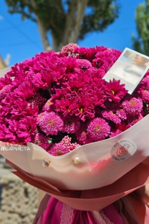 Букет из ассорти хризантем