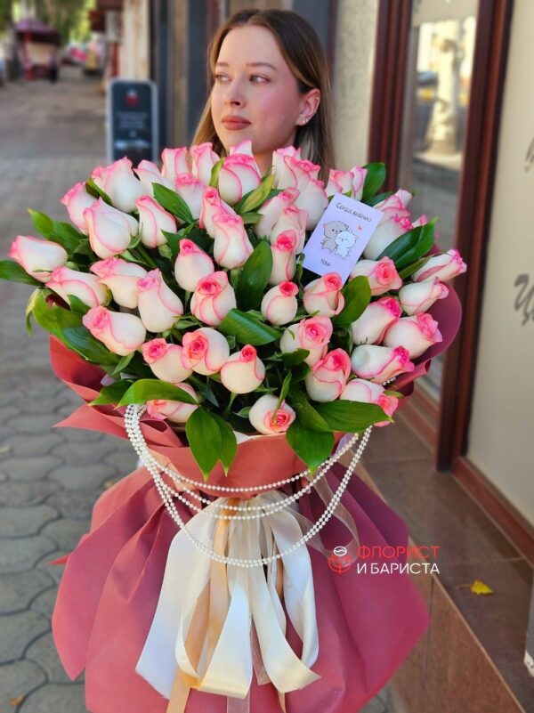 51 кенийская роза в подставке