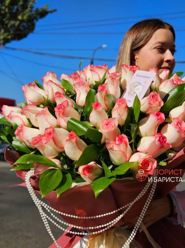 51 кенийская роза в подставке