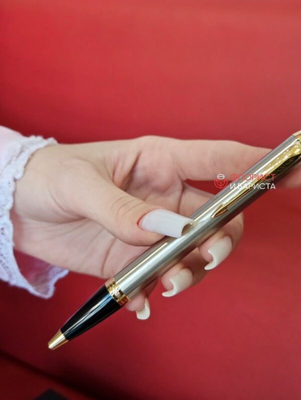 Подарочный набор оригинальная ручка Parker IM Black GT